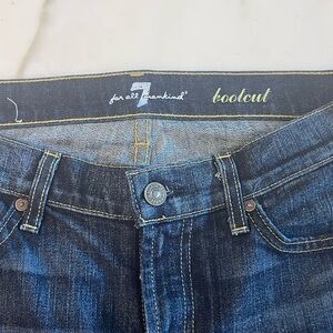 7 For All Mankind Bootcut Jeans - Dark Bluegrass vintage tag
